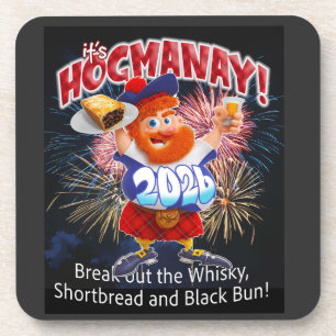 Posavasos ¡ES HOGMANAY! Saca el whisky y los shortbread