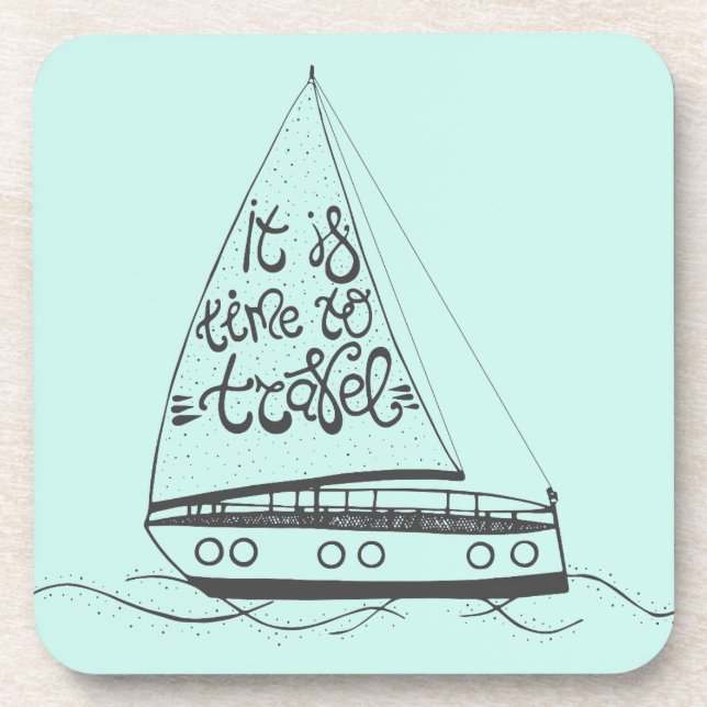 Posavasos Es hora de viajar (Frente)