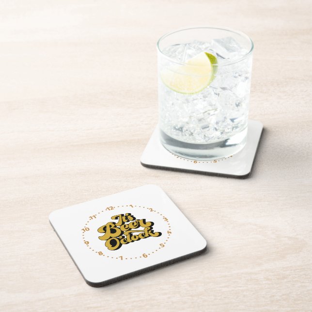 Posavasos Es la cerveza O'Clock en un (Lado Derecho)