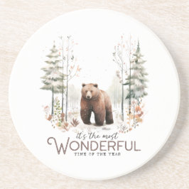 Posavasos Es la época más maravillosa del año, osito