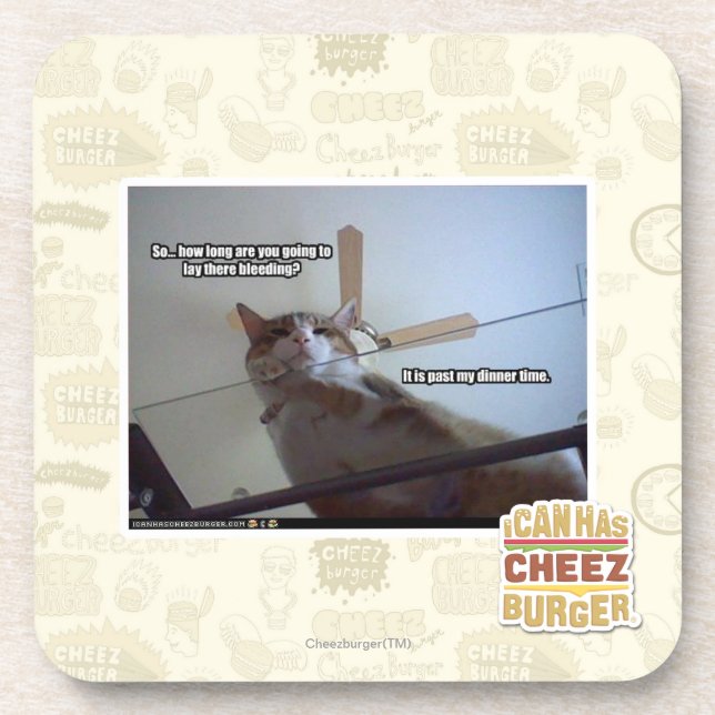 Posavasos Es más allá de mi tiempo de cena (Frente)