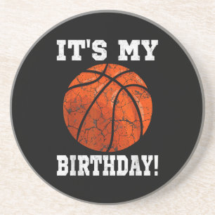 Posavasos Es mi regalo vintage de Básquetbol de cumpleaños