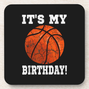 Posavasos Es mi regalo vintage de Básquetbol de cumpleaños