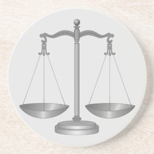 Posavasos Escalas de justicia