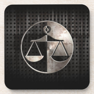 Posavasos Escalas de justicia reforzadas