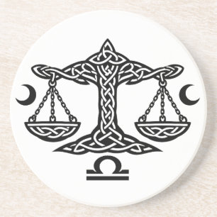 Posavasos Escalas de Libra Celta por BurnsInHell