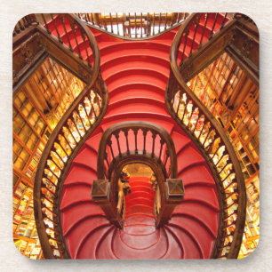 Posavasos Escalera roja ornamentada, Portugal