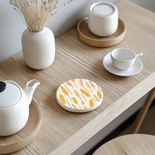 Posavasos Escandinavia Autumn Leaf Stone Coaster