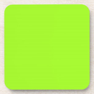 Posavasos Escaparate de coral verde Chartreuse