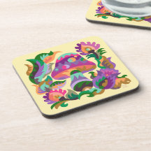 Escaparate de vidrio arcoiris mágico para hongos