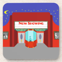 Escaparates de plástico duro del Teatro de Películ