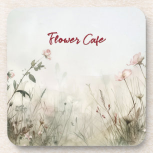 Posavasos Escena de ensueño de las flores de primavera