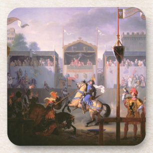 Posavasos Escena de un torneo en el siglo XIV, 1