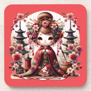 Posavasos Escena Geisha Cute japonesa