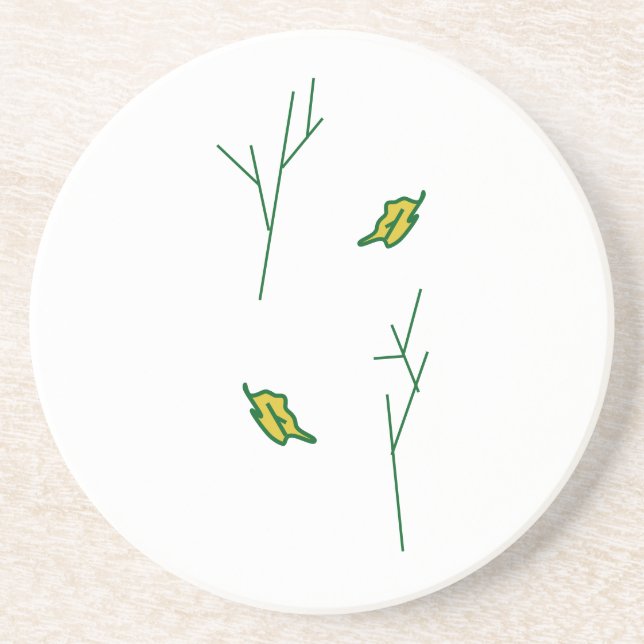 Posavasos Escenario de árboles (Frente)