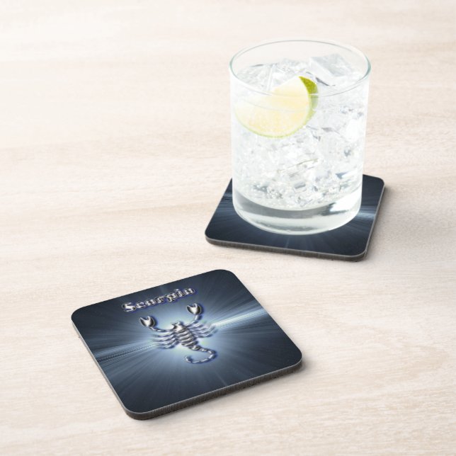 Posavasos Escorpión del cromo (Lado Derecho)