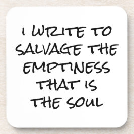 Posavasos Escribo Atarador De Plástico Duro