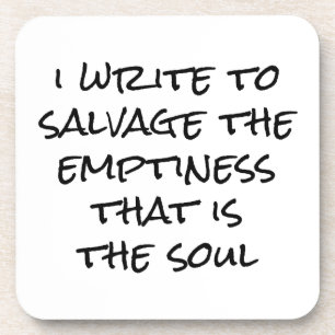 Posavasos Escribo Atarador De Plástico Duro