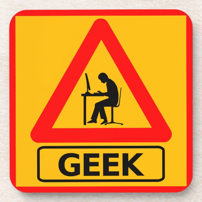 Posavasos Escritorio Geek Computer Nerd (Frente)