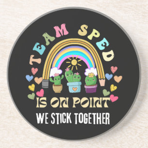 Posavasos Escuadra somos Forever Sticky para maestro