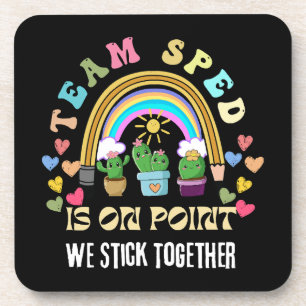 Posavasos Escuadra somos Forever Sticky para maestro