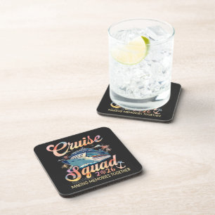 Posavasos Escuadrón de Crucero 2026 Vacaciones de Verano Fam