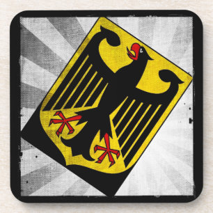 Posavasos Escudo de armas de Alemania estilizado