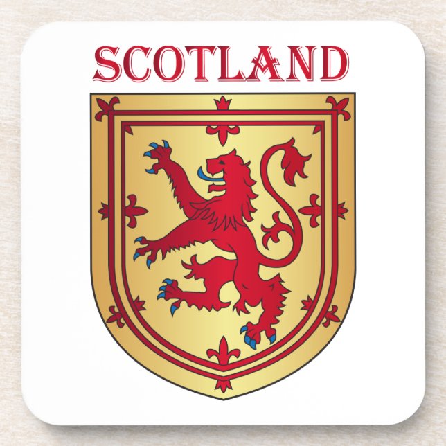 Posavasos Escudo de armas de Escocia (Frente)