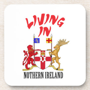 Posavasos Escudo de armas de Irlanda del Norte