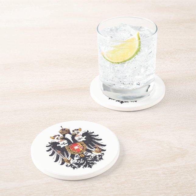 Posavasos Escudo de armas del imperio austriaco (Lado)