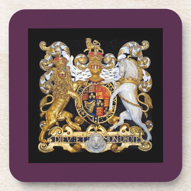 Posavasos Escudo de armas… Reino Unido (Frente)