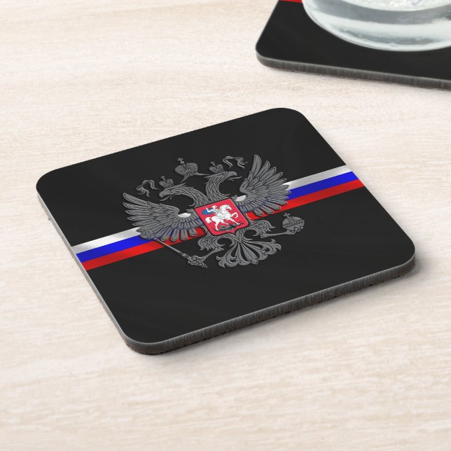 Posavasos Escudo de armas ruso (Lado Izquierdo)