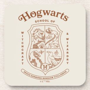 Posavasos Escudo de la Escuela de Magia y Hechicería HOGWART