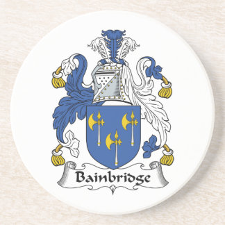 Posavasos Escudo de la familia de Bainbridge