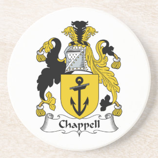 Posavasos Escudo de la familia de Chappell