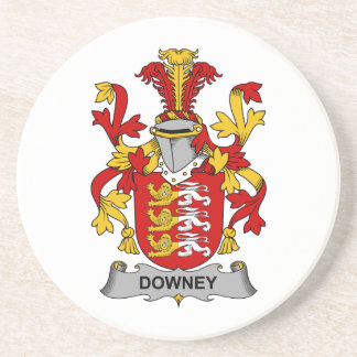 Posavasos Escudo de la familia de Downey
