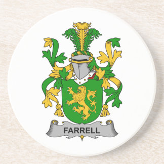 Posavasos Escudo de la familia de Farrell