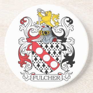 Posavasos Escudo de la familia de Fulcher