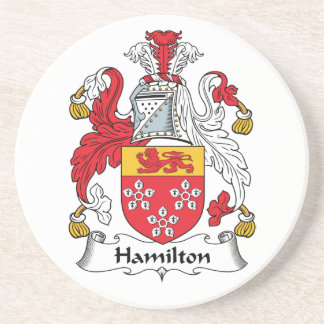 Posavasos Escudo de la familia de Hamilton