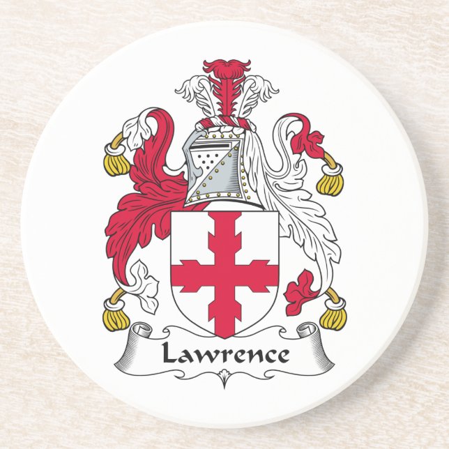 Posavasos Escudo de la familia de Lorenzo (Frente)