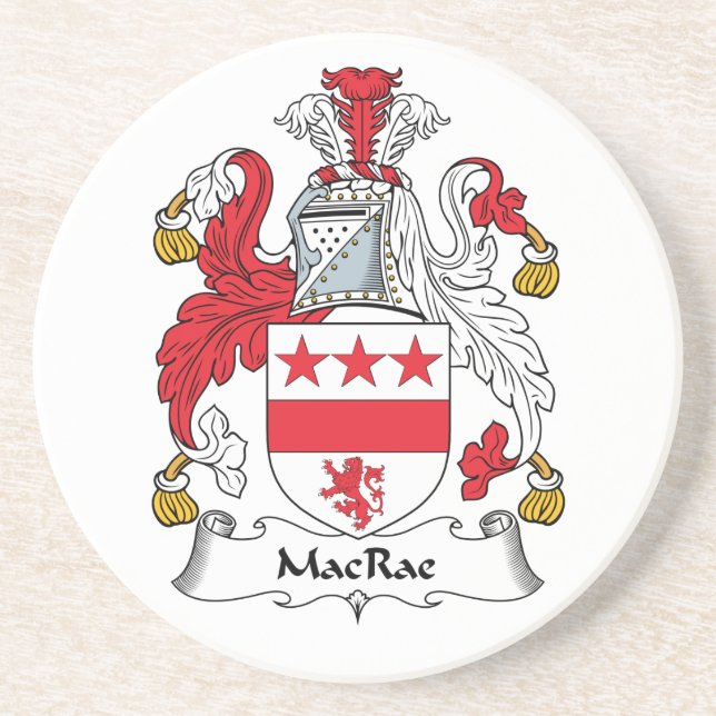 Posavasos Escudo de la familia de MacRae (Frente)