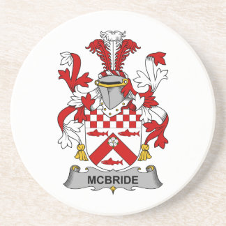 Posavasos Escudo de la familia de McBride