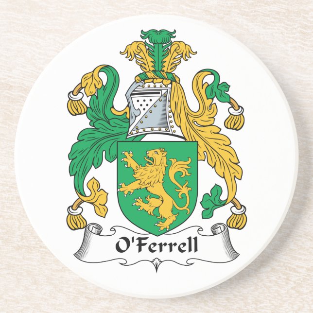 Posavasos Escudo de la familia de O'Ferrell (Frente)