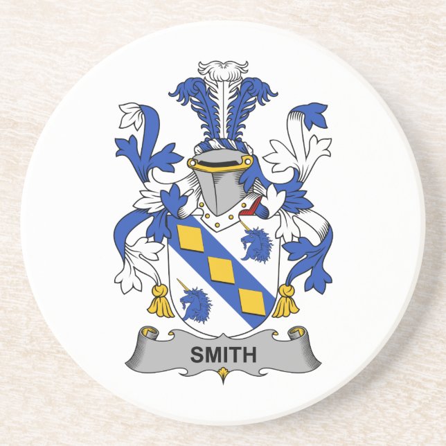 Posavasos Escudo de la familia de Smith (Frente)