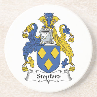 Posavasos Escudo de la familia de Stopford