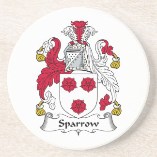Posavasos Escudo de la familia del gorrión