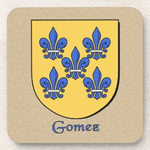 Posavasos Escudo de la familia Gómez