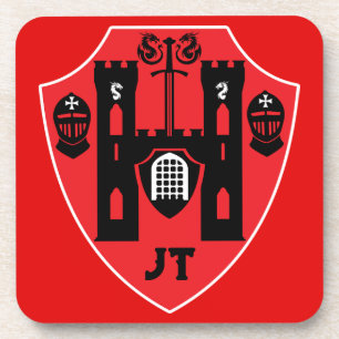 Posavasos Escudo de los Caballeros del personalizable