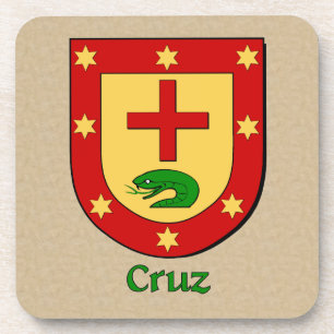 Posavasos Escudo familiar de Cruz