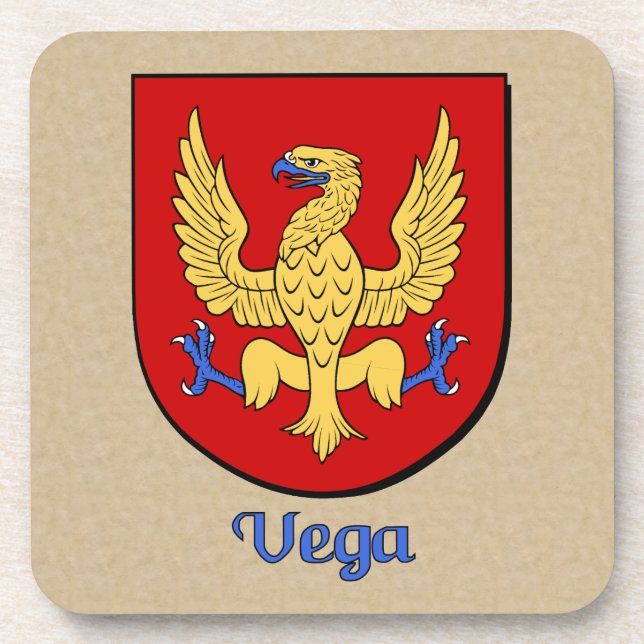 Posavasos Escudo vega heráldico (Frente)